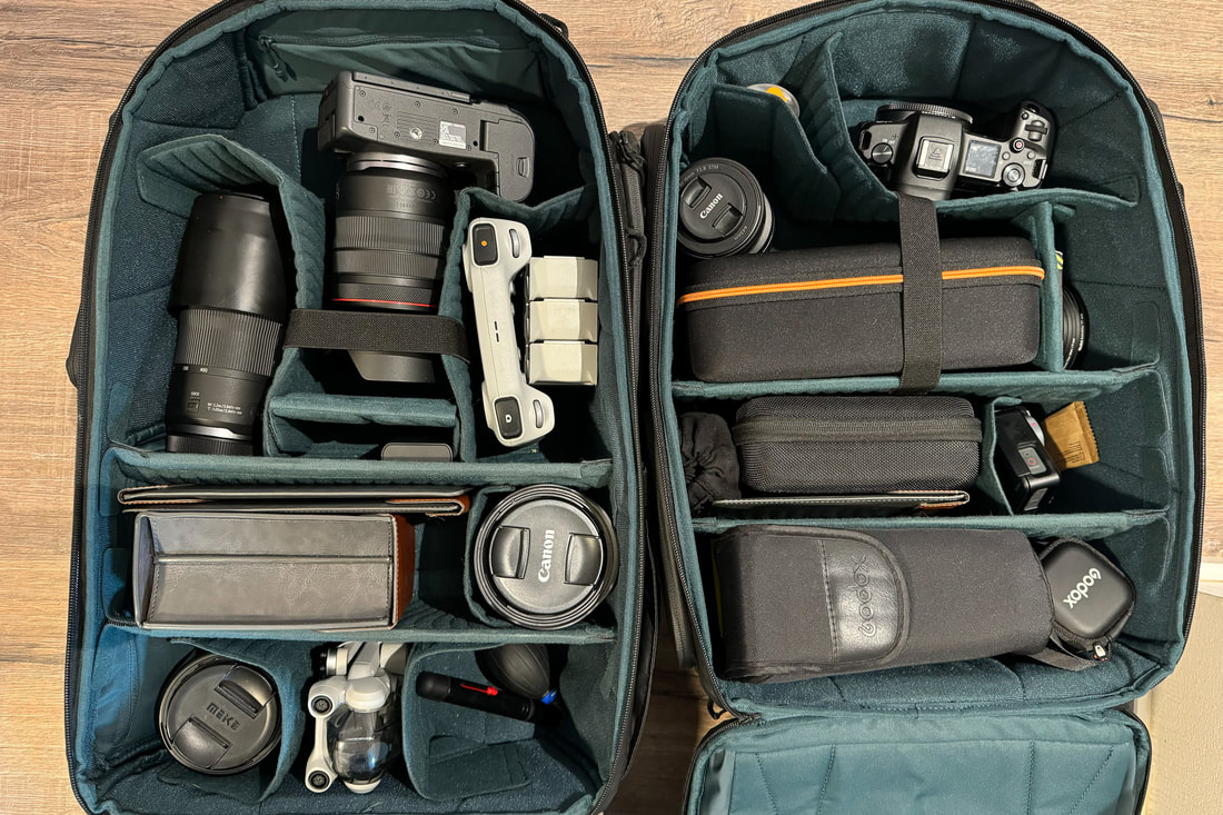 profesionelles equipment von fotoboss.ch um videos aufzunehmen